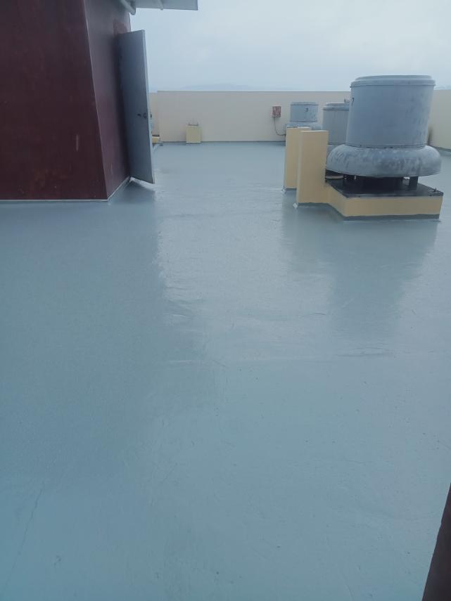 waterproofing on roof in Metro Manila building